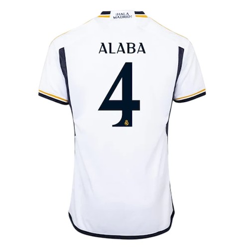 Real Madrid David Alaba 4 Heimtrikot 2023-24 Fußballtrikots