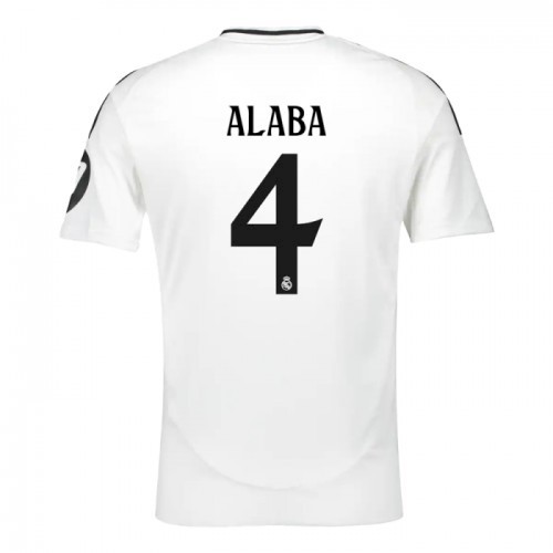 Real Madrid David Alaba 4 Heimtrikot 2024-25 Fußballtrikots