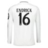 Real Madrid Endrick 16 Heimtrikot 2024 25 Fußballtrikots Langarm