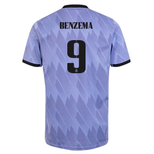 Real Madrid Karim Benzema 9 Auswärtstrikot 2022-23 Fußballtrikots