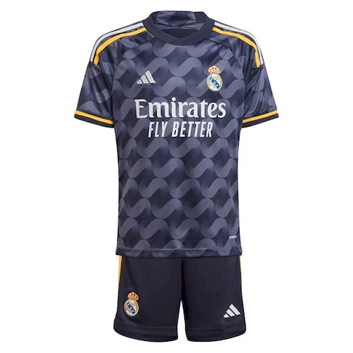 Real Madrid Kinder Auswärts Trikotsatz 2023 2024 Fußballtrikots