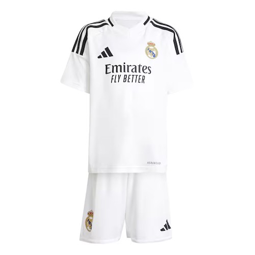 Real Madrid Kinder Heim Trikotsatz 2024-25 Fußballtrikots