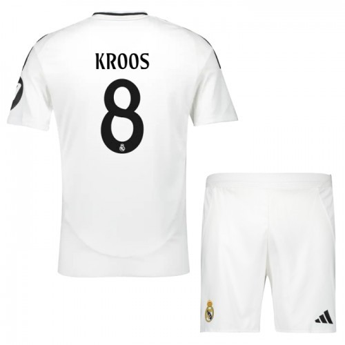 Real Madrid Kroos 8 Heim Kinder Trikotsatz 2024 2025