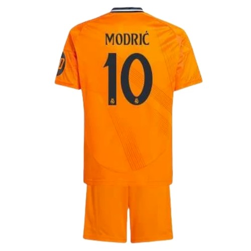 Real Madrid Luka Modrić 10 Auswärts Kinder Trikotsatz 2024 2025