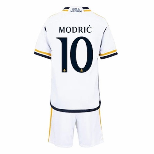 Real Madrid Luka Modrić 10 Heim Kinder Trikotsatz 2023 2024