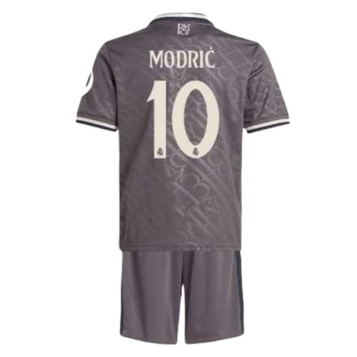 Real Madrid Luka Modrić 10 Kinder 3rd Trikotsatz 2024 2025