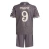 Real Madrid Mbappé 9 Kinder 3rd Trikotsatz 2024 2025
