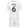 Real Madrid Nacho 6 Kinder Heim Trikotsatz 2024 25 Fußballtrikots