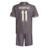 Real Madrid Rodrygo 11 Kinder 3rd Trikotsatz 2024 2025 Fußballtrikots