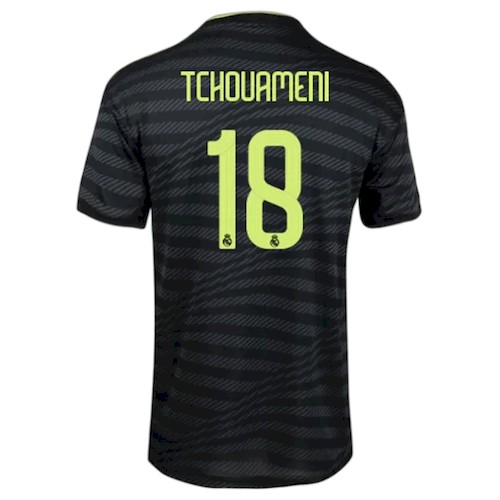 Real Madrid Tchouameni 18 3. Trikot 2022-23 Fußballtrikots