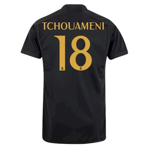 Real Madrid Tchouameni 18 3 Trikot 2023 24 Fußballtrikots