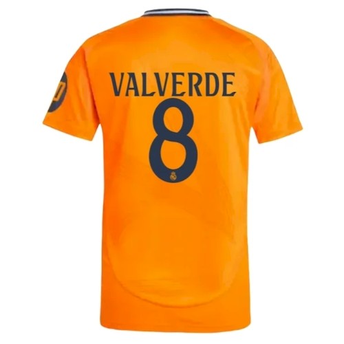 Real Madrid Valverde 8 Auswärtstrikot 2024 25 Fußballtrikots