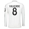 Real Madrid Valverde 8 Heimtrikot 2024 25 Fußballtrikots Langarm