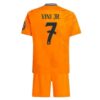 Real Madrid Vini JR 7 Kinder Auswärts Trikotsatz 2024 2025 Fußballtrikots