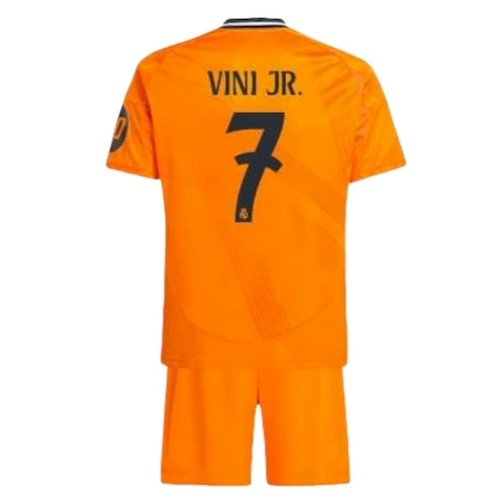 Real Madrid Vini JR. 7 Kinder Auswärts Trikotsatz 2024 2025 Fußballtrikots