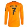 Real Madrid Vini Jr 7 Auswärtstrikot 2024 25 Fußballtrikots Langarm
