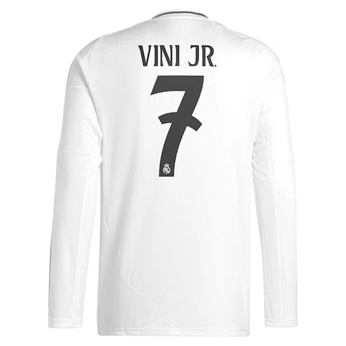 Real Madrid Vini Jr. 7 Heimtrikot 2024-25 Fußballtrikots - Langarm