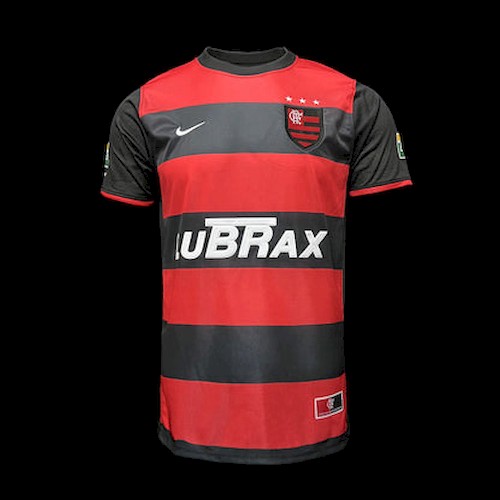 Retro 00-01 Flamengo Heim Fußballtrikots