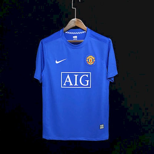 Retro 07-08 Manchester United Auswärts Fußballtrikots