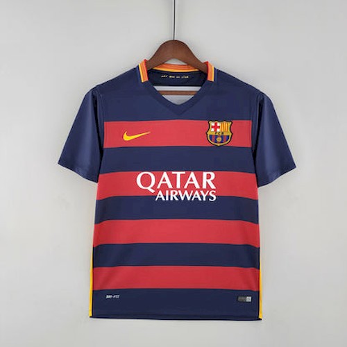 Retro 15-16 Barcelona Heim Fußballtrikots