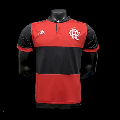 Retro 17-18 Flamengo Heim Fußballtrikots