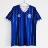 Retro 1982 83 Rangers Heim Fußballtrikots
