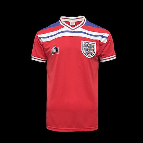 Retro 1982 England Auswärts Fußballtrikots