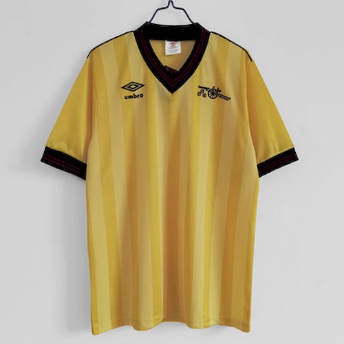 Retro 1983-86 Arsenal Auswärts Fußballtrikots