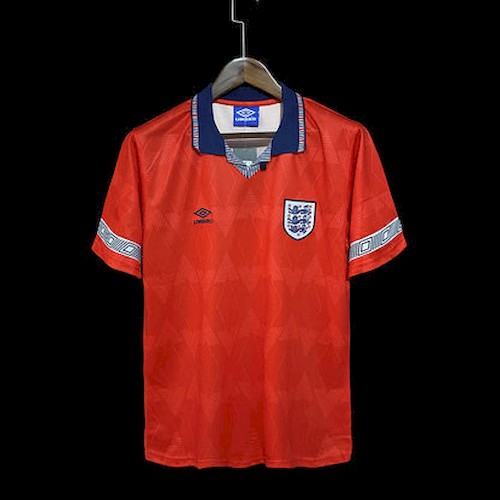 Retro 1990 England Auswärts Fußballtrikots