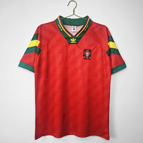 Retro 1992-94 Portugal Heim Fußballtrikots