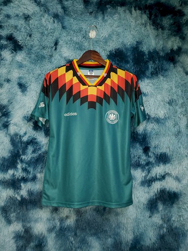 Retro 1994 Deutschland Auswärts Fußballtrikots