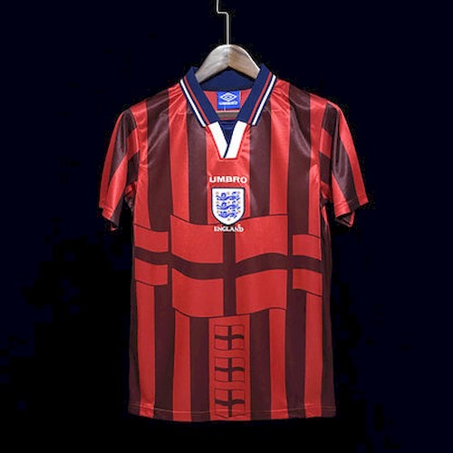 Retro 1998 England Auswärts Fußballtrikots