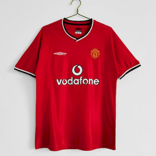 Retro 2000-02 Manchester United Heim Fußballtrikots