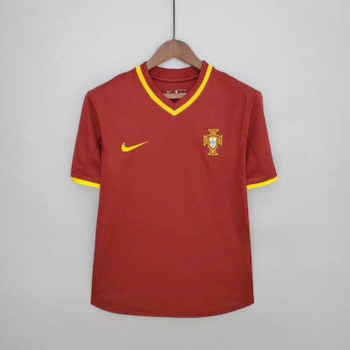 Retro 2000 Portugal Heim Fußballtrikots