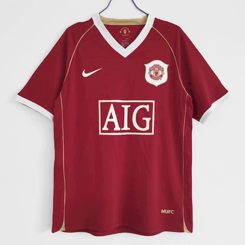 Retro 2006-07 Manchester United Heim Fußballtrikots