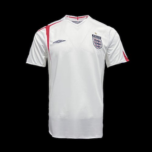 Retro 2006 England Heim Fußballtrikots