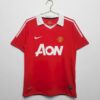 Retro 2010 11 Manchester United Heim Fußballtrikots