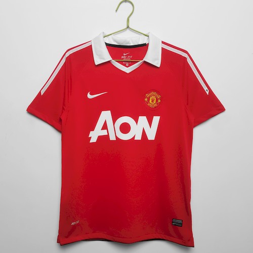 Retro 2010-11 Manchester United Heim Fußballtrikots