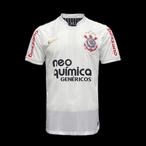 Retro 2010 Corinthians Heim Fußballtrikots