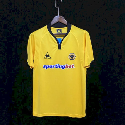 Retro 2010 Wolves Heim Fußballtrikots