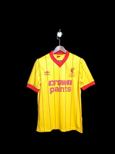 Retro 82-83 Liverpool Auswärts Fußballtrikots