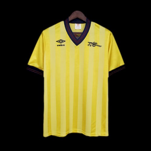 Retro 83-84 Arsenal Auswärts Fußballtrikots