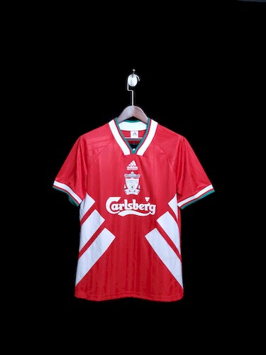 Retro 93-95 Liverpool Heim Fußballtrikots