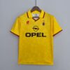 Retro 95 96 AC Mailand Auswärts Fußballtrikots