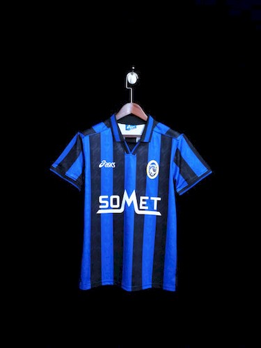 Retro 96-97 Atalanta Heim Fußballtrikots