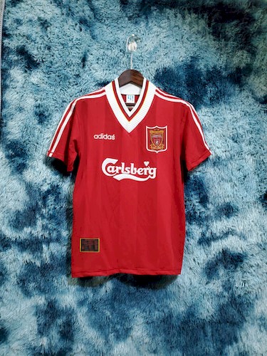 Retro 96-97 Liverpool Heim Fußballtrikots