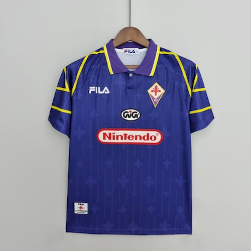 Retro 97-98 Fiorentina Heim Fußballtrikots