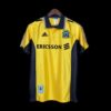 Retro 98 99 Marseille Auswärts Fußballtrikots Gul