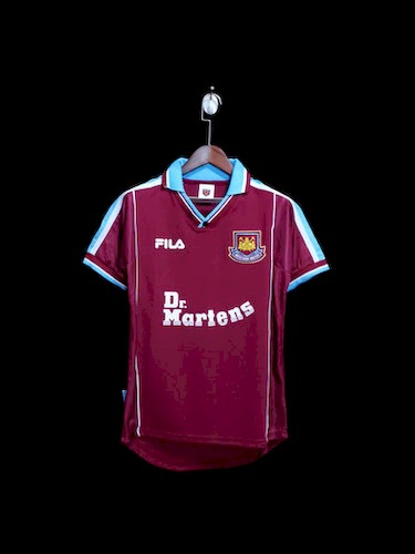 Retro 99-01 West Ham United Heim Fußballtrikots