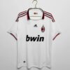 Retro AC Mailand 09 10 Auswärts Fußballtrikots